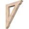 Ekena Millwork Traditional Traditional Smooth Bracket, Douglas Fir, 5 1/2"W x 36"D x 44"H BKT06X36X44TRA01SDF - alternate 1